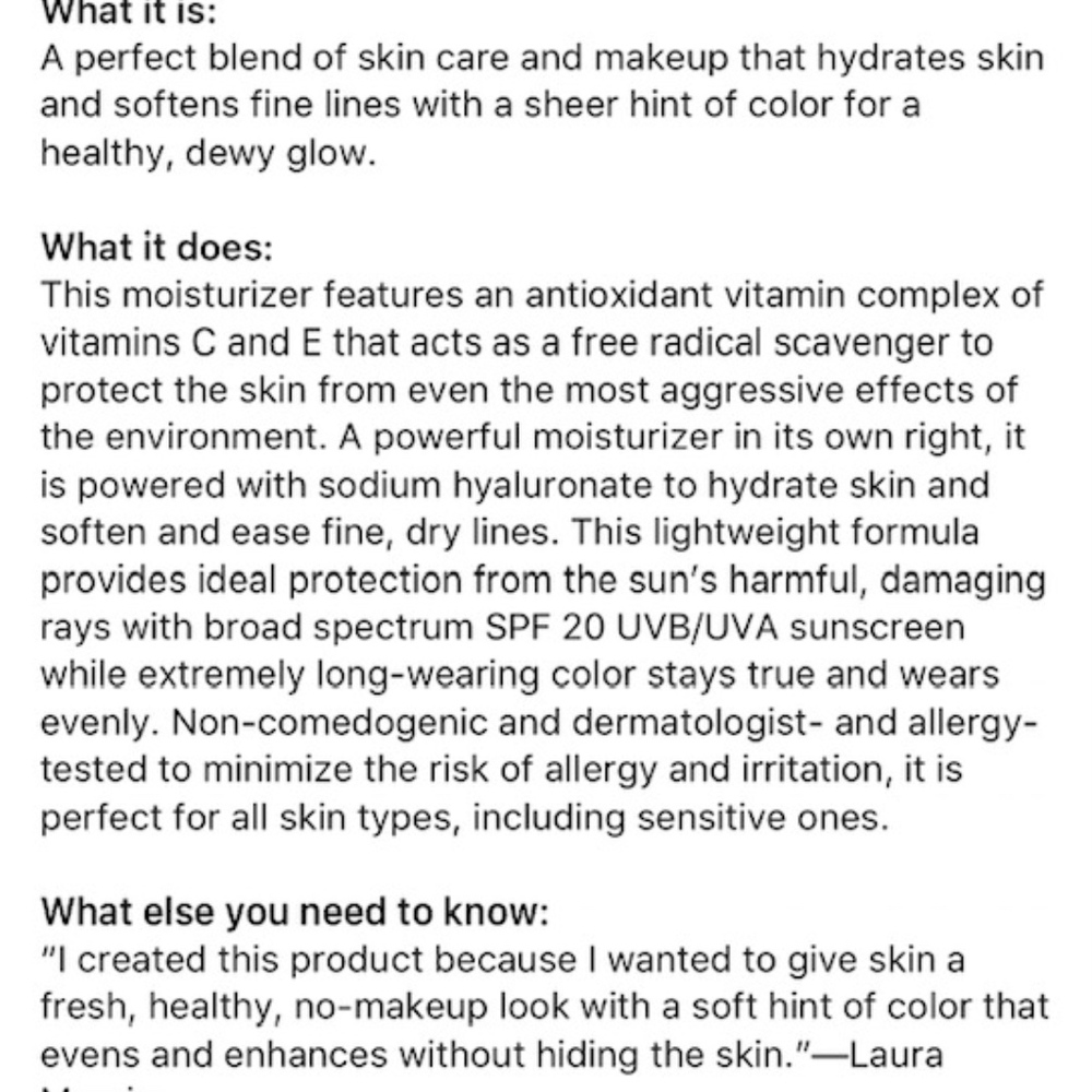 ✨HP✨LAURA MERCIER Tinted Moisturizer BS-SPF 20 - Picture 7 of 7